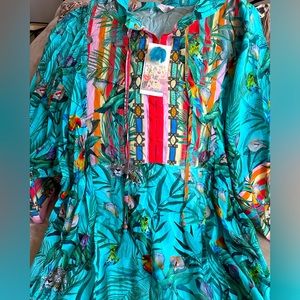 🌺Johnny Was Taina Short Cover Up/DRESS